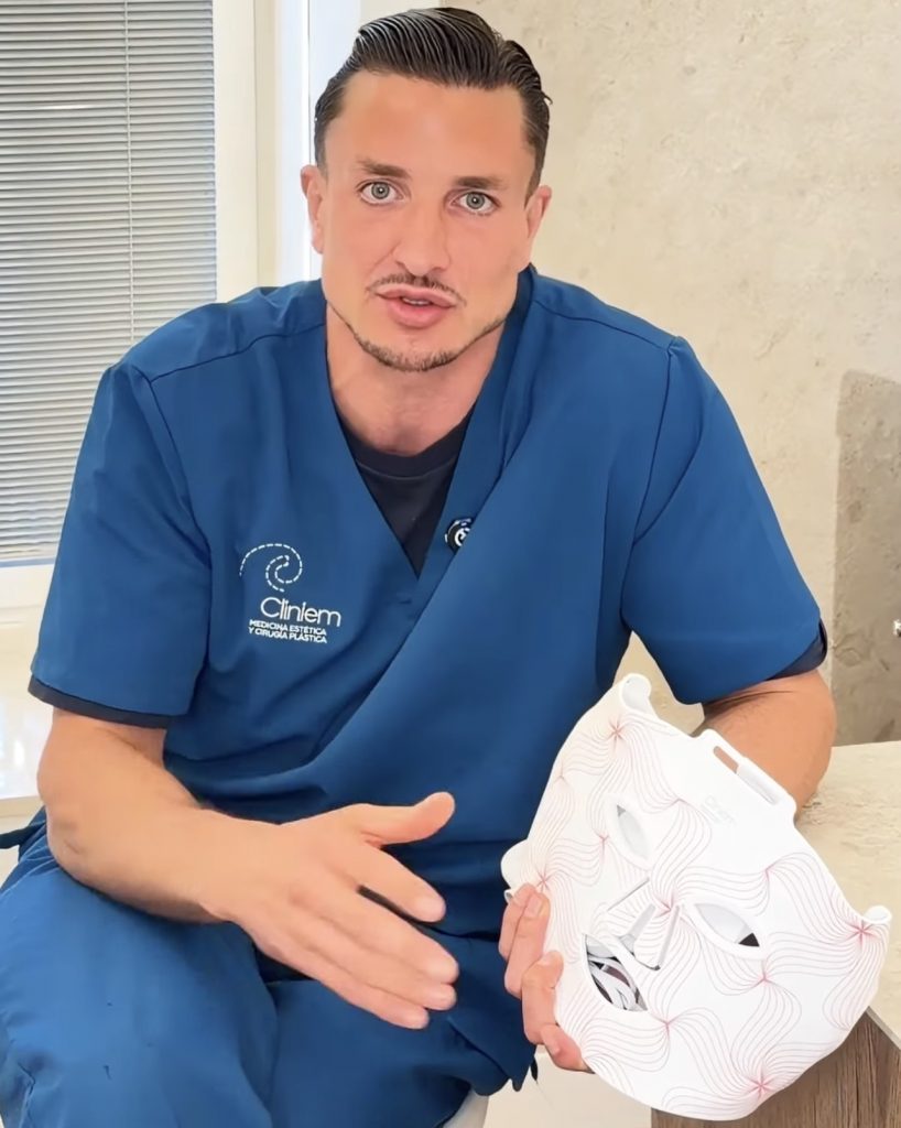 máscaras facial luz led para la piel en Madrid Cliniem